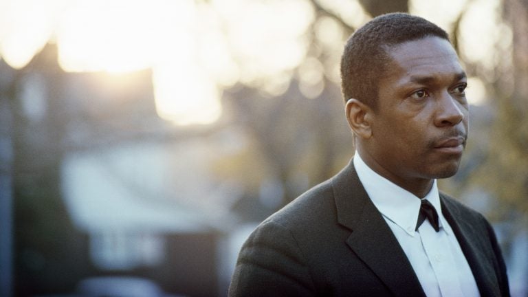 John Coltrane, photographed in his backyard in Queens, New York in 1963. John Coltrane, photographed in his backyard in Queens, New York in 1963. (JB/© Jim Marshall Photography LLC)