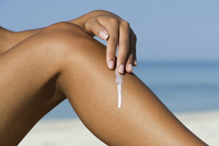 Some sunscreen ingredients are absorbed into your bloodstream. It's not clear how much of a health concern this is, if any, but the FDA is calling for more research. (PhotoAlto/Frederic Cirou/Getty Images)