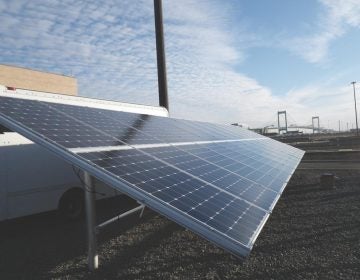 A solar panel owned by the City of Philadelphia. (City of Philadelphia)