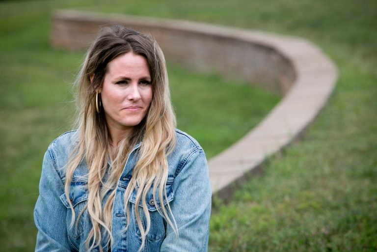 Renee Bach, 30, is being sued in Ugandan civil court over the deaths of children who were treated at the critical care center she ran in Uganda. She has left Uganda and is now living in Bedford County, Virginia, where she grew up. (Julia Rendleman/for NPR)