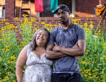 Elizabeth Vega and Jamell Spann became friends after Vega comforted an emotional Spann while they were protesting in Ferguson, Mo., as strangers in 2014. (Dupe Oyebolu for StoryCorps)