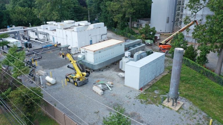 Sunoco's Boot Road station, site of what the company called a 'backfire on a flare stack' Aug. 5 that residents said sounded like an explosion. (Courtesy of Eric Friedman) 