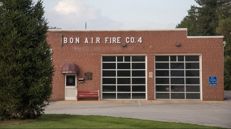 The Bon Air volunteer firefighting company was temporarily closed by Haverford Township on September 4th after it came to light that a member had sought membership with the Proud Boys. On September 9th, the township announced it would reopen the company. (Emily Cohen for WHYY)