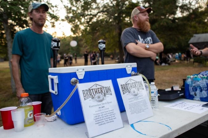 Pinelands Brewing Co. and Brotherton Brewing Co. served local beer at 