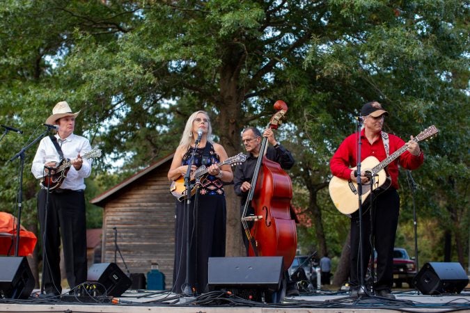 Grasslands Bluegrass Band performs at 