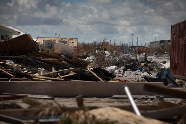 Debris left by Hurricane Dorian in Marsh Harbour after it decimated much of the Abaco Islands. Debris left by Hurricane Dorian in Marsh Harbour after it decimated much of the Abaco Islands. (Cheryl Diaz Meyer for NPR)