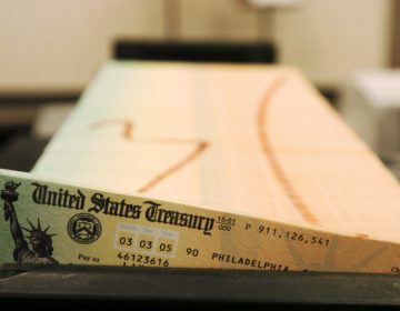 In this file photo, trays of printed social security checks wait to be mailed from the U.S. Treasury's Financial Management services facility in Philadelphia. (Bradley C Bower/AP Photo)