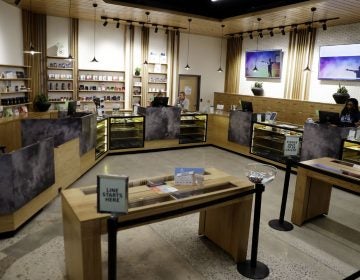 The sales floor of Beyond/Hello, Center City Philadelphia's first medical marijuana dispensary is seen, Thursday, Jan. 24, 2019. (Matt Slocum/AP Photo)