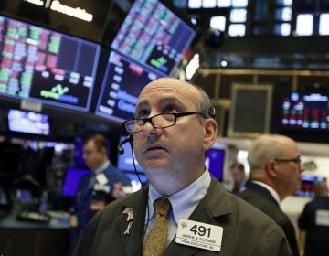 Andrew Silverman works on the floor of the New York Stock Exchange