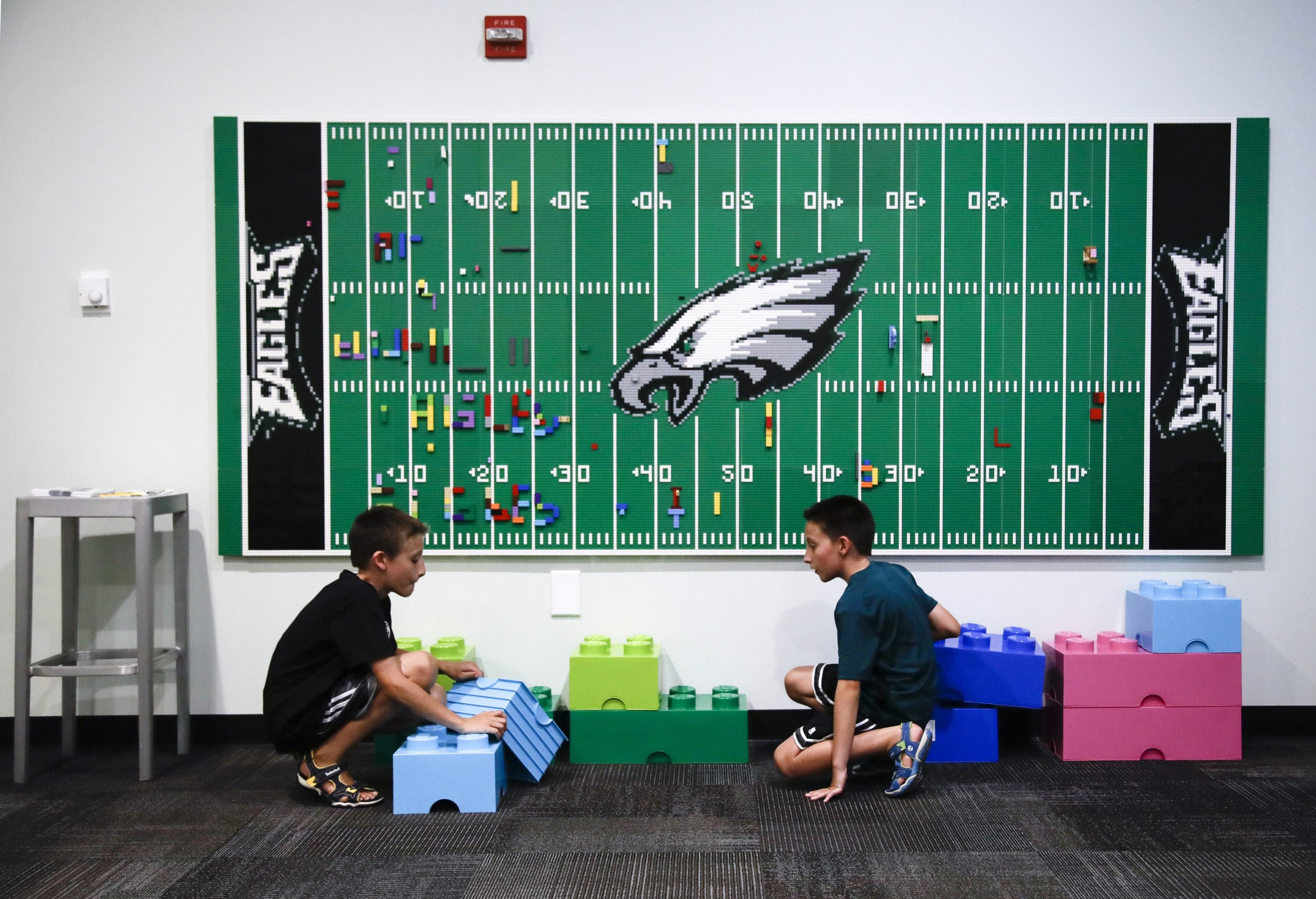 Eagles turn stadium into vaccine site for autism community - WHYY