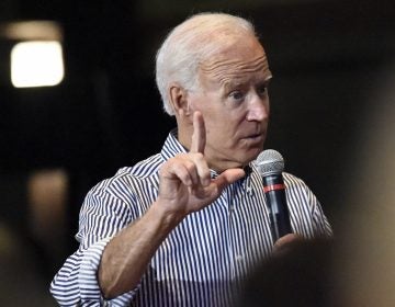 Former Vice President Joe Biden speaks, Wednesday, Aug. 28, 2019, at a town hall for his Democratic presidential campaign in Spartanburg, S.C. (Meg Kinnard/AP Photo)