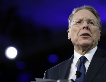 In this Feb. 24, 2017 file photo, National Rifle Association (NRA) Executive Vice President and Chief Executive Officer Wayne LaPierre speaks at the Conservative Political Action Conference (CPAC) in Oxon Hill, Md. Amid all the turmoil engulfing the National Rifle Association there’s one big question: Will it still be a force to be reckoned with in the 2020 presidential campaign? 
(Alex Brandon/AP Photo)