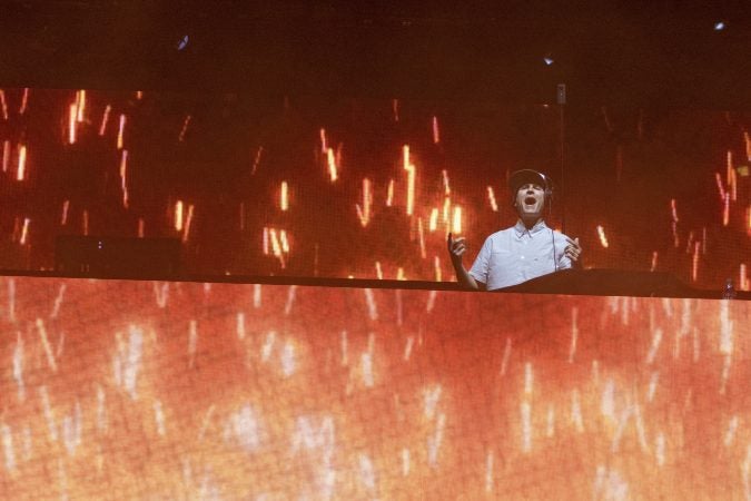 Kaskade during the Made In America Music Festival on August, 31 2019, in Philadelphia, Pennsylvania (Photo by Daniel DeSlover/Sipa USA)(Sipa via AP Images)