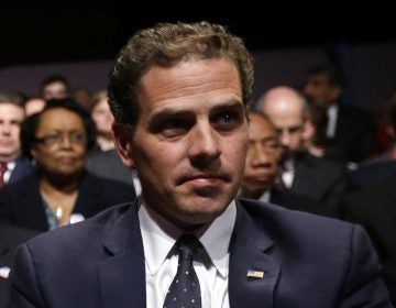 In this Oct. 11, 2012, file photo, Hunter Biden waits for the start of the his father's, Vice President Joe Biden's, debate at Centre College in Danville, Ky. (Pablo Martinez Monsivais/AP Photo, File)