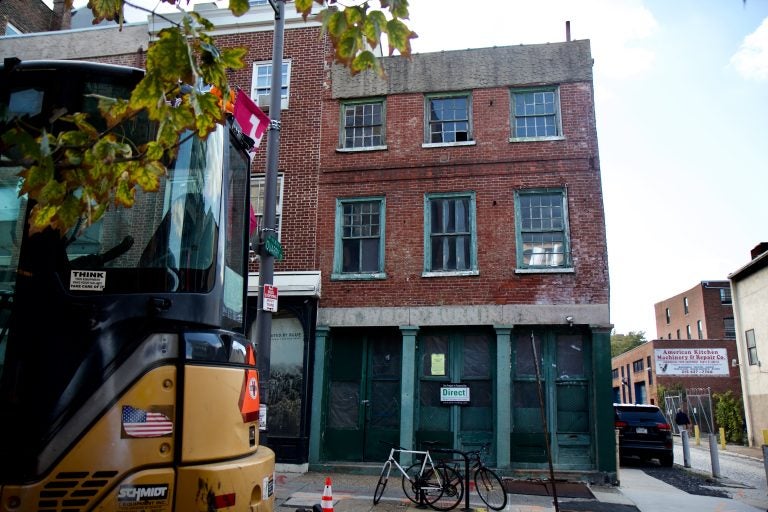 The former John Grass Wood Turning Company on North 2nd Street in Old City. (Kimberly Paynter/WHYY)