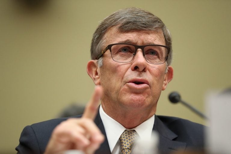 Acting Director of National Intelligence Joseph Maguire testifies before the House Intelligence Committee on Capitol Hill in Washington, Thursday, Sept. 26, 2019. (AP Photo/Andrew Harnik)