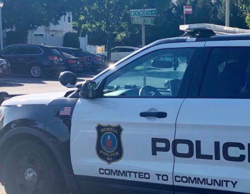 A Howell Township Police Department vehicle near the scene of the Sunday incident. (Howell Township Police Department)