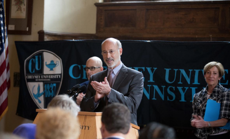 Gov. Tom Wolf's spokesman said this week that the governor believes Cheyney is 