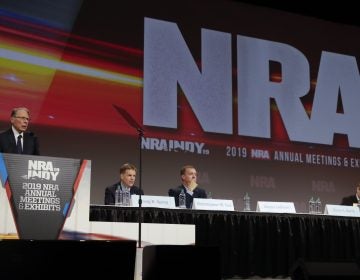National Rifle Association Chief Executive Wayne LaPierre speaks at the NRA Annual Meeting in Indianapolis in April. National Rifle Association Chief Executive Wayne LaPierre speaks at the NRA Annual Meeting in Indianapolis in April. (AP Photo/Michael Conroy)