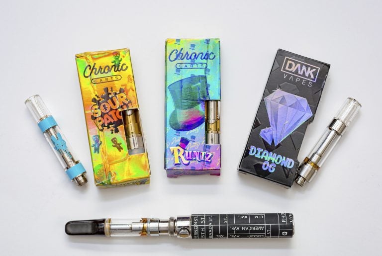 Investigators have found that cannabis-containing vaping products are linked with many of the reported cases of vaping-related lung illness. Investigators have found that cannabis-containing vaping products are linked with many of the reported cases of vaping-related lung illness. (Mike Wren/AP Photo)