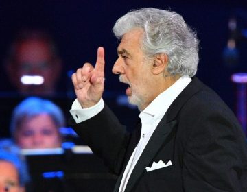 Opera singer Plácido Domingo performs in Szeged, Hungary, on Aug. 28. In a meeting on Saturday, the Metropolitan Opera's general manager discussed why he has not suspended or investigated Domingo, who has been accused of sexual misconduct by 20 women.