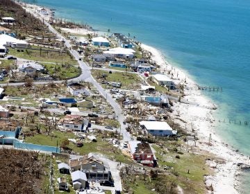 An aerial view shows damage after Hurricane Dorian on Great Abaco Island, Bahamas. (Jose Jimenez/Getty Images)