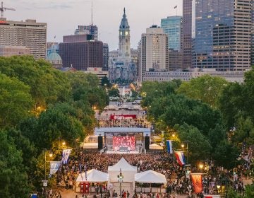 The Made in America festival takes over the Ben Franklin Parkway each Labor Day weekend PHOTO A. RICKETTS / VISIT PHILLY