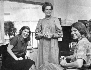 Nina Totenberg, Linda Wertheimer and Cokie Roberts, photographed around 1979, were among the prominent female voices on NPR in its early years. (NPR)