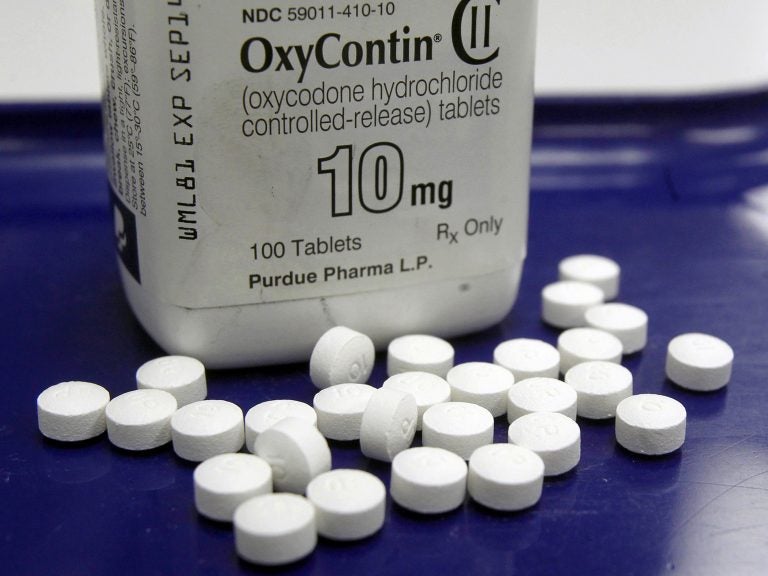 Purdue Pharma, the maker of OxyContin, is facing thousands of lawsuits seeking to hold it accountable for the opioid crisis. (Toby Talbot/AP)