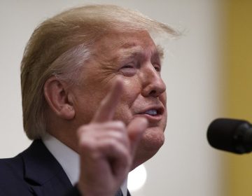 President Donald Trump speaks during the Young Black Leadership Summit at the White House in Washington, Friday, Oct. 4, 2019. (Carolyn Kaster/AP Photo)