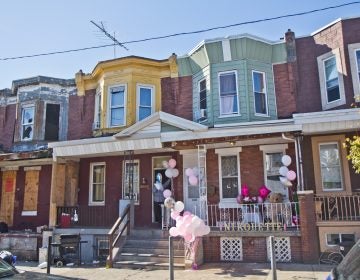 A 2 year-old was killed on Water Street in Kensington when a gunman shot through the front windows into her family’s living room (Kimberly Paynter/WHYY)