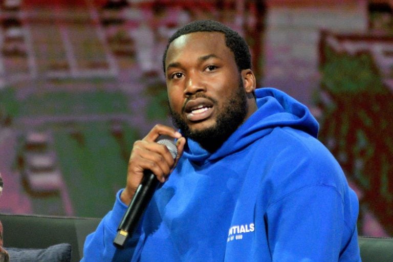 Meek Mill at the Players Coalition Town Hall on Policing in Philadelphia.