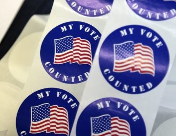 Stickers for voters