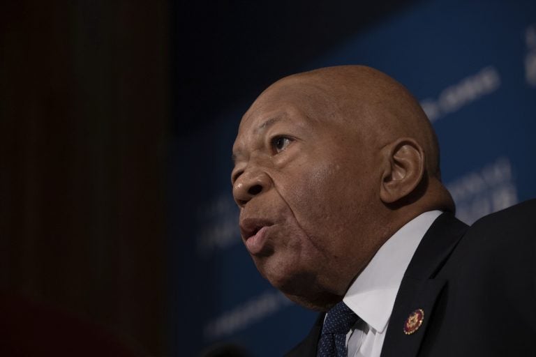 Rep. Elijah Cummings, D-Md., chairman of the House Committee on Oversight and Government Reform, speaks at a National Press Club Headliners luncheon in Washington, D.C., on Wednesday, August 7, 2019.  U.S. Rep. Cummings has died from complications of longtime health challenges, his office said in a statement on Oct. 17, 2019. (Photo by Cheriss May/Sipa USA)(Sipa via AP Images)