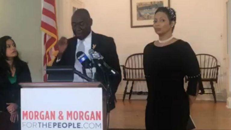 Fleur McKendall (right) is suing the Delaware Dept. of Labor for racial and sexual discrimination. (Screen grab/Morgan & Morgan Law Firm)