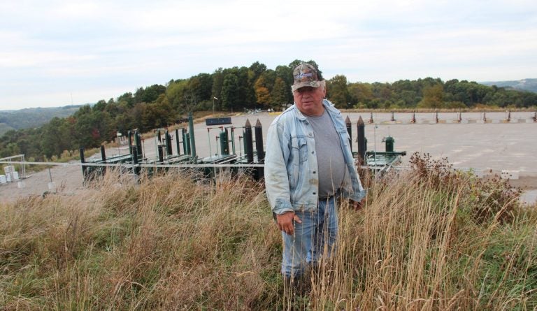 George Watson's natural gas wells on his Center Township, Greene County land put him at the head of a global supply chain that stretches to Europe and other parts of the world. (Reid Frazier/StateImpact Pennsylvania)