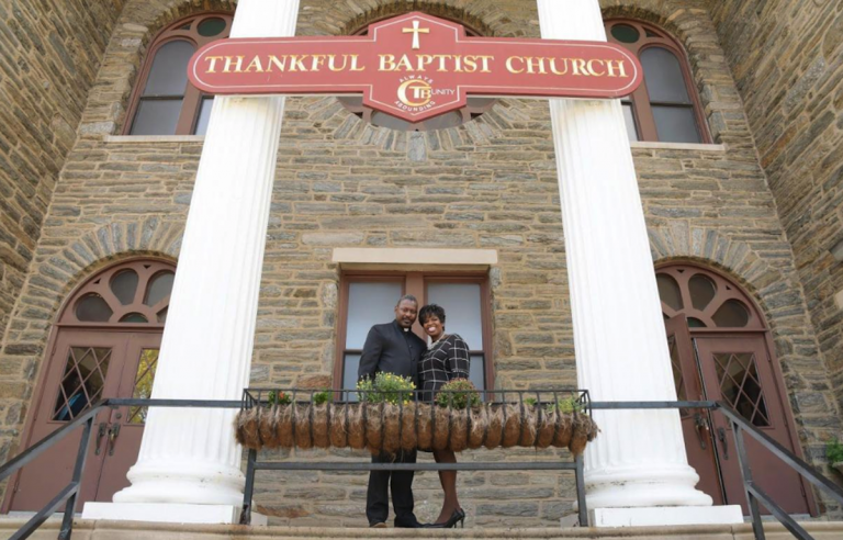 Thankful Baptist Church pastor, the Rev. Gregory Ross and his wife, first lady Beatrice Ross. (Marissa Weekes Mason/The Philadelphia Tribune)