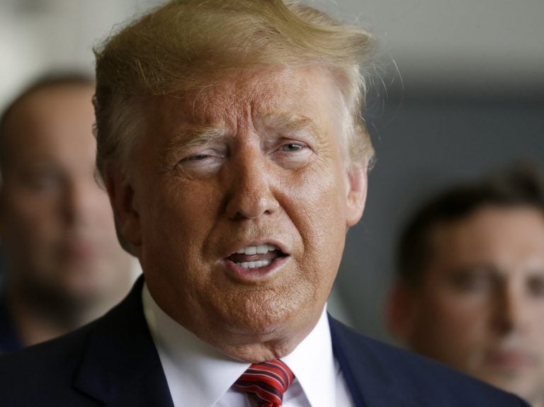 A federal appeals court has granted President Trump a temporary stay of decision, saying he does not have to turn over eight years of tax records for a New York state criminal probe. (Evan Vucci/AP)