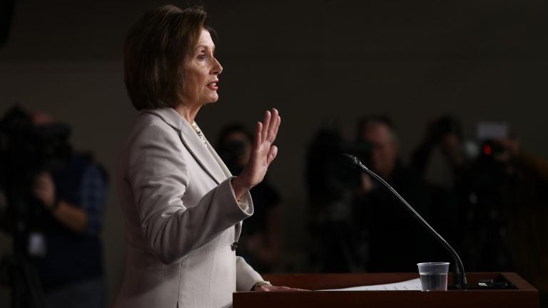 House Speaker Nancy Pelosi announced on Monday that the House will vote to formalize its impeachment inquiry into President Trump. Above, she speaks to reporters earlier this month. House Speaker Nancy Pelosi announced on Monday that the House will vote to formalize its impeachment inquiry into President Trump. Above, she speaks to reporters earlier this month. (Chip Somodevilla/Getty Images)