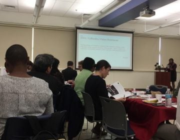 Attendees during the first meeting of the Lenfest North Philadelphia Workforce Initiative (Jensen Toussaint/AL DÍA News)