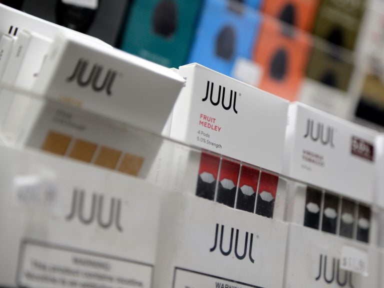 Juul announced it will suspend sales of all non-tobacco, non menthol-based flavors of its e-cigarette products. (Seth Wenig/AP Photo)