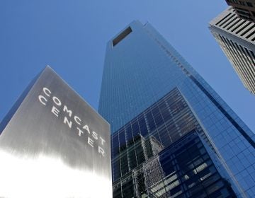 The Comcast Center in Center City.