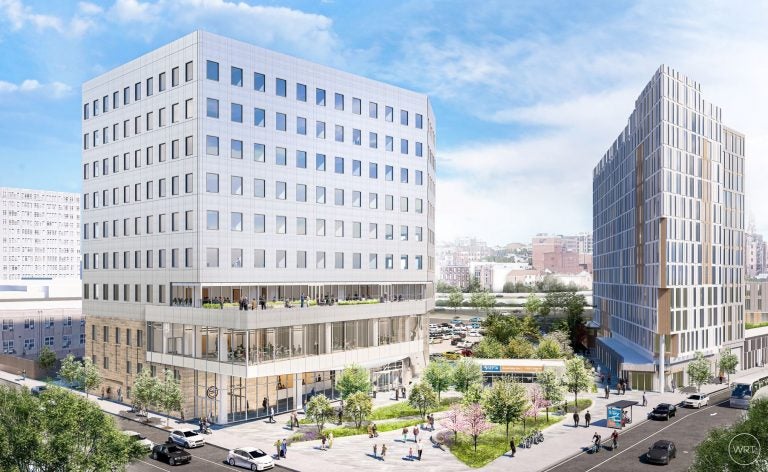 Rendering of the Equal Justice Center near 8th and Vine streets. (Courtesy of Pennrose)