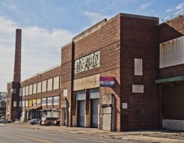 956 Erie Avenue is a 19-acre property that’s being developed into a industrial space by Maken Studios.  (Kimberly Paynter/WHYY)