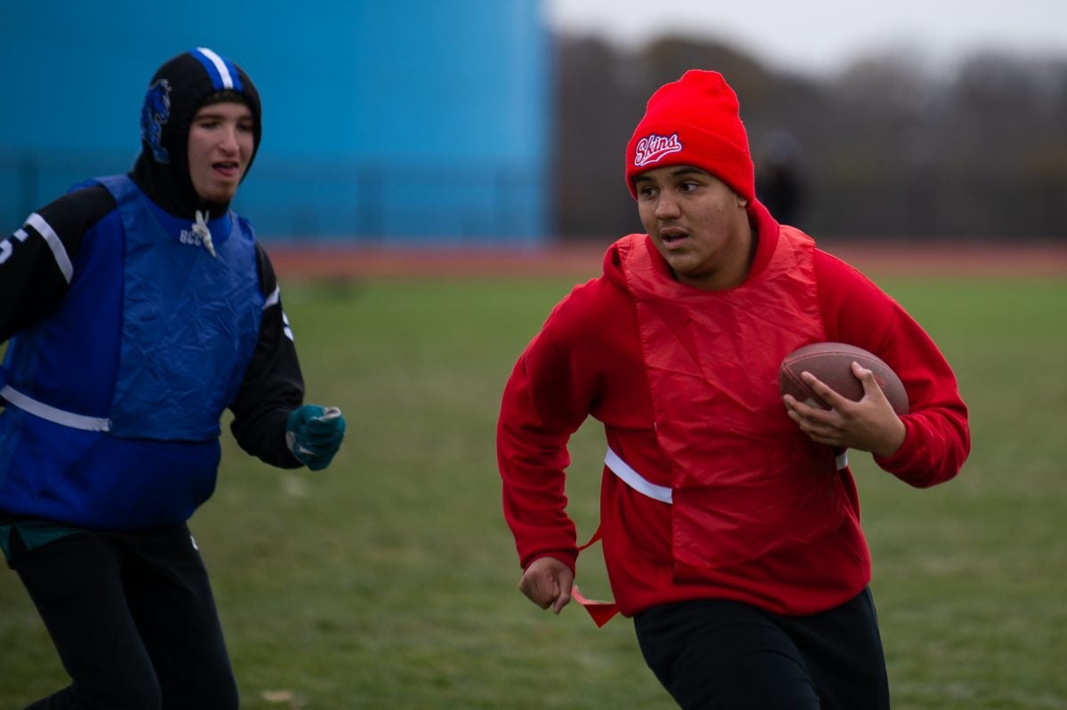 Bucks football team gives special needs athletes 'a chance' - WHYY