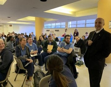 La Salle University nursing students and community leaders took part in a daylong poverty simulation to better understand the needs of the future patients they intend to serve. (Courtesy of La Salle University)