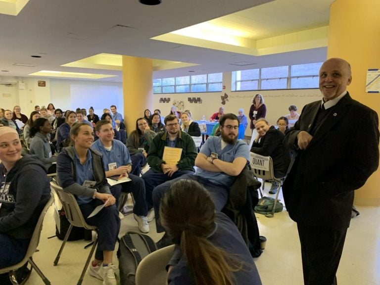 La Salle University nursing students and community leaders took part in a daylong poverty simulation to better understand the needs of the future patients they intend to serve. (Courtesy of La Salle University)