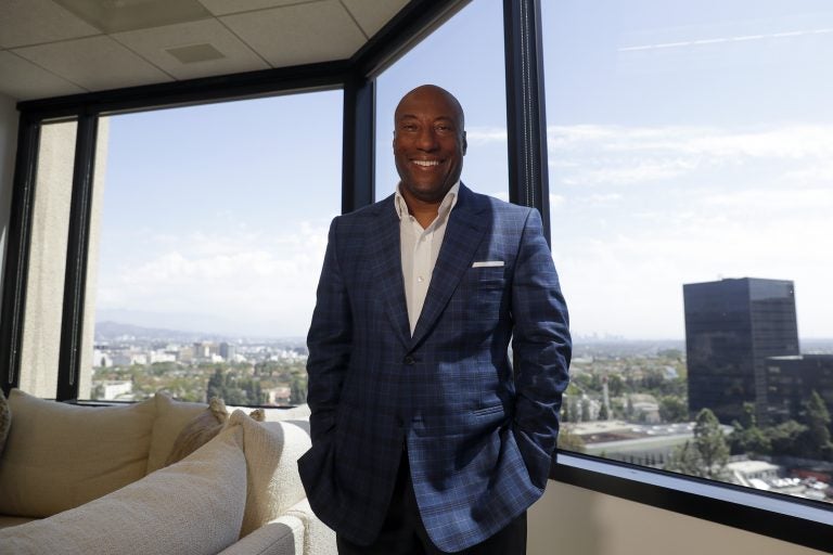 Comedian and media mogul Byron Allen poses for a picture Thursday, Sept. 5, 2019, in Los Angeles. The Supreme Court will hear arguments Nov. 13 in a $20 billion lawsuit Allen filed against Comcast, with the outcome also affecting a $10 billion case he filed against Charter Communications. (Chris Carlson/AP Photo)