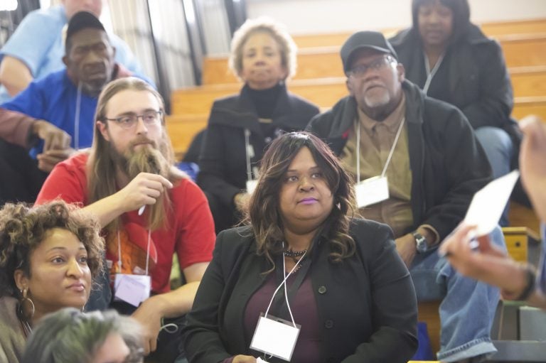 An Action Leaders Summit in South Philly focused on how to promote and provide information about the 2020 Census in at-risk neighborhoods and communities. (Jonathan Wilson for WHYY)
