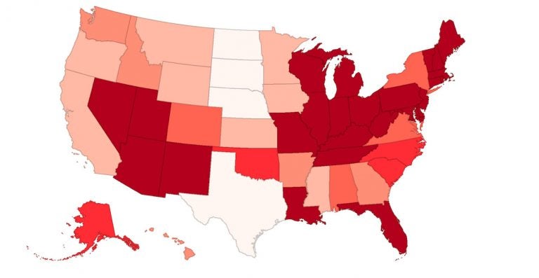 Excerpt from a data poster on drug overdoses in Delaware (Courtesy of the Delaware Department of Health and Social Services)